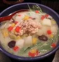 「秋野菜の塩らーめん（期間限定）」@麺匠 むさし坊 武蔵浦和本店の写真