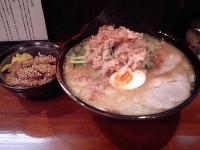 「和風豚骨チャーシューメン大盛」@きたくり家 港南台店の写真