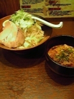 「冷やし坦々つけ麺」@鶏坊や 船橋店の写真