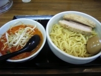 「辛味噌つけめん チャーシュー 味付けたまご」@味噌麺処 花道庵の写真