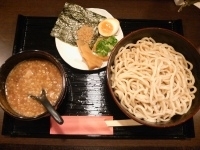 「つけ麺（脂増し）+大盛」@麺屋 六弦の写真