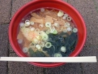 「ラーメン / 500円」@蘇我東口商店会ケータリングカー フクダ電子アリーナ場外売店の写真