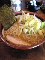 「味噌らーめん+野菜」@らーめん天空の写真