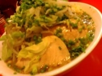 「ラーメン豚2枚入 大盛券 節券 カタメ ヤサイ ニンニク ネギ」@ちばからの写真