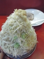 「ラーメン 野菜ダブル + 魚粉」@ジャンクガレッジ 東大宮店の写真