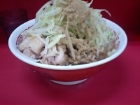 「ラーメン、ヤサイ、ニンニク、ミックス節（650円+100円）」@ラーメン二郎 相模大野店の写真