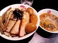 「味玉チャーシューつけ麺大盛メンマ+味玉2コ」@麺屋とがしの写真