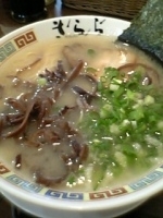 「ばりこて醤油ラーメン（￥750）」@九州大牟田ラーメン きらら 新橋店の写真