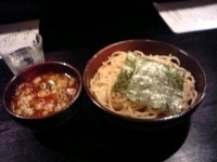 「つけ麺（中盛り） 800円」@BASSO ドリルマンの写真