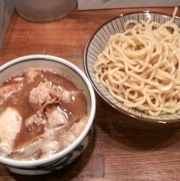 「特製豚玉つけ麺（並盛）」@濃・淡つけ麺 三四郎の写真