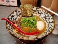 「和風中華そば+味つけ玉子入り+替玉」@洛二神の写真