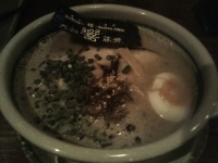 「ひびきらぁめん（ハリガネ）+替え玉（ハリガネ）」@食彩麺酒房 響の写真