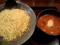 「トマトつけ麺・あつ盛り（800円）」@らーめん むつみ屋 亀戸店の写真