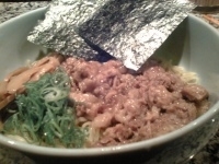 「脂そば」@元祖脂そば 背脂醤油 のあの写真