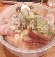 「ラーメン（大盛）+ネギ増し」@元祖環七 下頭橋ラーメン 戸田店の写真