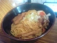 「油めん（大盛） 700円」@辛しやの写真