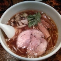 「秋味らーめん（10月限定メニュー） 700円」@鶏の穴の写真