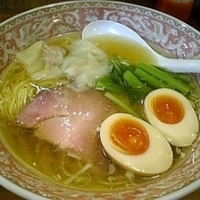 「うしお（塩） 780円+小ライス 150円」@三四郎の写真