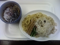 「ねぎチャーシューつけめん（あつもり）」@塩ラーメン・つけめんのお店 はないちの写真