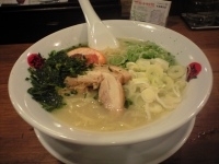 「アオサ入り鳥パイタン麺（680円）」@太陽のトマト麺 水道橋店の写真