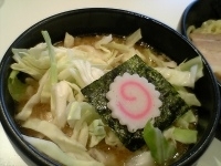 「ぶたぶたつけめん（650円）+チャーシュー丼（250円）」@らーめん・つけめん 満帆 太田本店の写真