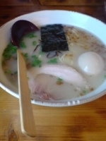 「鶏そば（麺固め）+煮玉子」@鶏そばや 竜神洞の写真