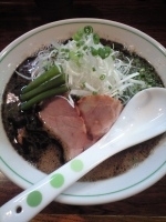 「ねぎらぁ〜めん\800 +替え玉\100」@らぁ〜めん ぶぃスリーの写真