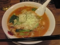 「太陽のチーズラーメン + らぁリゾ / 830+150円」@太陽のトマト麺 水道橋店の写真