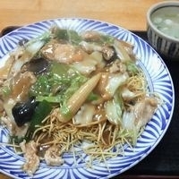 「特製かた焼きそば ￥1050」@楼蘭の写真