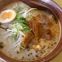 「ガツのせ旨肉ラーメン」@わのや 伊勢崎店の写真