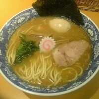 「らーめん+味付玉子」@らーめん文蔵の写真