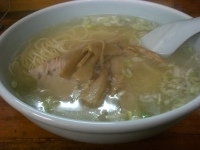 「塩らーめん 650円」@社長ラーメンの写真