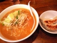 「味噌ラーメン+2個餃子 577円+210円」@南京亭 国立店の写真