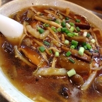 「きのこそば（800円・・だったような）」@湯麺 破天荒の写真