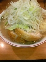 「小ラーメン（にんにく）」@ラーメン二郎 八王子野猿街道店2の写真