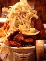 「男盛り（大盛+ヤサイマシ）850円」@本家大黒屋本舗 平井店の写真