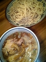 「特製豚玉つけ麺（大盛）」@濃・淡つけ麺 三四郎の写真