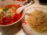 「冷やし味噌タンメン+定食」@蒙古タンメン 中本 目黒店の写真