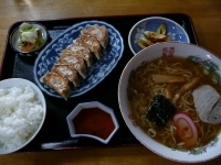 「餃子セット」@つるや食堂の写真