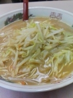 「味噌ラーメン（大盛り）550円」@中華そば 後楽本舗の写真