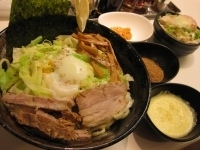 「はしそば（こってり・あつもり）￥600+中盛（100g増）￥50」@らーめん・つけめん 満帆 太田本店の写真