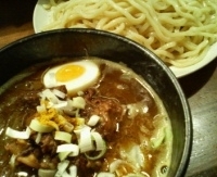 「牛すじカレーつけそば 大盛」@麺 池谷精肉店の写真