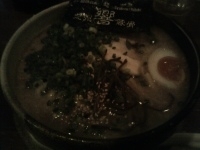 「豚そば（ちょい硬め）+青ネギ」@食彩麺酒房 響の写真