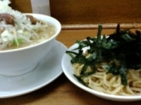「豚入りつけ麺1,050円」@ラーメン麺徳 東上野店の写真