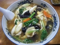 「きくらげ麺 餃子」@蓬莱軒の写真