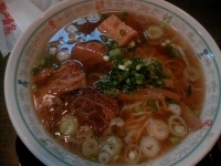 「ぶつ切り角煮らーめん（醤油）￥780（税抜き?失念…）」@熱烈チャーシュー 一番家の写真