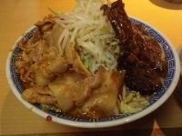 「男盛り大盛り（無料）（10月限定）+メンマ」@本家大黒屋本舗 平井店の写真