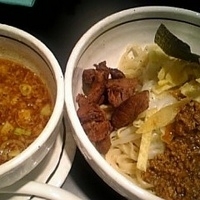 「キーマカレーのつけ汁ソバ 950円」@濃厚つけ汁ソバ JIRAIGEN イーアスつくば店の写真