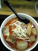 「番長ラーメン（800円）味付け卵（100円）」@味噌麺処 花道庵の写真