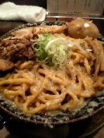 「爆盛油脂麺（￥850）」@らーめん 平太周 味庵の写真